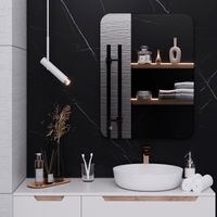 Зеркало с LED-подсветкой MILAN (60*80) /AQUA DE MARCO MIL60/80 — фото 3, Зеркала в ванную комнату