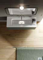 раковина подвесная/встраиваемая PURA 122x46 белый арт-8840111 — фото 4, Раковины подвесные