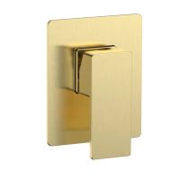 Savona Встраиваемый смеситель в комплекте с внутр. частью, золото шлифованное арт-AQM8807BG — фото 1, Встраиваемые смесители для душа