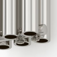 Отопительный радиатор Сунержа Эталон-00 EU50 1800х405 6 секций Без покрытия арт-00-0335-1806 — фото 2, Радиаторы отопления