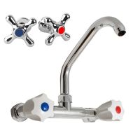 Товар: Настенный смеситель для кухни Сантаком 100019с, хром - фото 1 Настенный смеситель для кухни Сантаком 100019с, хром — фото 1, Смесители для кухни