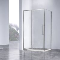 Душевой уголок Slim-N VSR-4SNP9012CL, 1200*900, хром, стекло прозрачное — фото 3, Прямоугольные душевые уголки