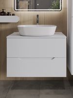 Товар: Orange Line Li-80TuwMDF+B08-500W тумба с раковиной подвесная 80 см, белый Li-80TuwMDF+B08-500W - фото 3 Orange Line Li-80TuwMDF+B08-500W тумба с раковиной подвесная 80 см, белый Li-80TuwMDF+B08-500W — фото 3, Тумбы с раковиной