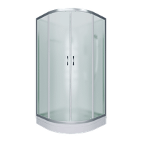 Душевая кабина ERLIT 35 серия ER3509PE-C3-RU матовое стекло арт-ER3509PE-C3-RUS — фото 2, Душевые кабины