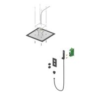 Душевая система встроенная с термостатом Timo Petruma SX-5029/18SM черное золото — фото 2, Душевые системы