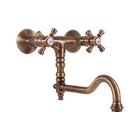 MORAVA RETRO - смеситель кухонный настенный, ЦВЕТ БРОНЗА арт-MK301.5/29SM — фото 1, Смесители для кухни