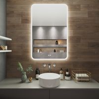 Зеркало с LED-подсветкой AMAZON (68,5*89) /AQUA DE MARCO Amz70/90 — фото 1, Зеркала в ванную комнату