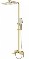 Система душевая BASCO (DS-SG) Брашированое золото Размер: (1070÷1670)x499x261 НОВИНКА!!! ESDSBASC-DSSG — фото 1, Душевые системы