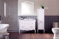 Товар: Комплект мебели для ванной Модерн 105 (Белый Патина серебро) 1124601 - фото 11 Комплект мебели для ванной Модерн 105 (Белый Патина серебро) 1124601 — фото 11, Комплекты мебели для ванной