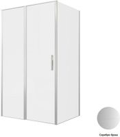 Душевой уголок Allen Brau Priority 120x90 3.31032.BA + 3.31044.BA серебро браш 3.31032.BA + 3.31044.BA — фото 6, Прямоугольные душевые уголки
