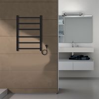 Полотенцесушитель электрический AZARIO PARMA 400/600 6 секций, диммер справа, черный арт-AZ10846B — фото 4, Электрические полотенцесушители