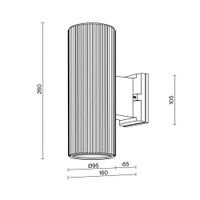 Товар: Настенный светильник (бра) Outdoor O419WL-02B - фото 4 Настенный светильник (бра) Outdoor O419WL-02B — фото 4, Уличное освещение