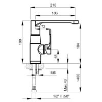 Смеситель для кухни AZARIO VIANO, хром арт-AZ-15834431 — фото 1, Смесители для кухни