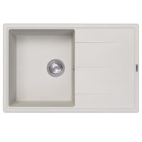 Кухонная мойка ABBER Quarz AQ2904W белый — фото 1, Кухонные мойки