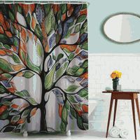 Товар: шторка д/в тканевая 180х200см "Дерево" MZ-79 - фото 1 шторка д/в тканевая 180х200см "Дерево" MZ-79 — фото 1, Шторки на ванну