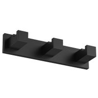 Крючок COLOMBO DESIGN LOOK LC37.NM тройной цвет черный матовый — фото 1, Крючки для полотенец