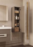Шкаф-колонна АР-ДЕКО 30, подвесная, кашемир 1A280503DD6E0 — фото 5, Шкафы для ванной