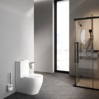 C8F8900SC Func Унитаз-моноблок безободковый с сиденьем — фото 1, Напольные унитазы