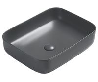 Раковина Azario накладная 500х390х130 цвет тёмно-серый матовый арт-AZ-78109MDH — фото 3, Раковины накладные