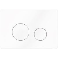 KK-POL SPP/405/0/K M11 Пластиковая панель смыва для инсталляции, цвет белый матовый — фото 1, Панели