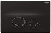 CREAVIT Кнопка для инсталляции DROP черная глянец арт-GP2002.02 — фото 1, Кнопки смыва