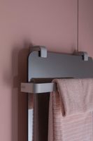 Полотенцесушитель электрический Allen Brau Infinity 60x44 с рейлингом и креплением, серебро браш 00288916 — фото 10, Электрические полотенцесушители