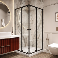 Ограждение VIVA90B N душевое Ceruttispa без поддона (90x90x195) — фото 119, Прямоугольные душевые уголки
