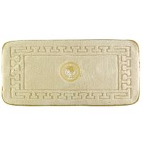 Коврик д/ванной комнаты 60х120 см., логотип АФИНА, кремовый, окантовка золото 31919 — фото 1, Коврики для ванной комнаты