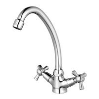 Contour Смеситель для кухни, выс.пов.излив 149мм, р/ДВ, хром, LM, арт-LM7404C — фото 1, Смесители для кухни