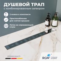 Душевой лоток Drain Leo-40, арт-60214060-01 — фото 1, Душевые лотки