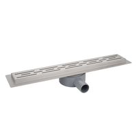 Душевой лоток AZARIO 300 мм, D40(50), 360°, металлическая перфорированная решетка, металлический желоб, комбинированный затвор арт-AZT3FT01300 — фото 8, Трапы для душа