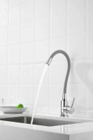 Смеситель для кухни с гибким изливом BELZ , оружейная сталь арт-B73809-3 — фото 6, Смесители для кухни