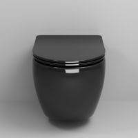 Товар: Унитаз подвесной Grossman Color GR-4411BS (560х360х350) безободковый,черный с тонкой крышкой,микролифт,1 место арт-GR-4411blackS - фото 2 Унитаз подвесной Grossman Color GR-4411BS (560х360х350) безободковый,черный с тонкой крышкой,микролифт,1 место арт-GR-4411blackS — фото 2, Подвесные унитазы