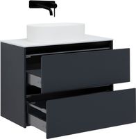 Тумба под раковину Allen Brau Activity 90 антрацит матовый/черный браш арт-1.34005.AM — фото 3, Тумбы под раковину