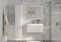 Тумба под раковину VELVEX Edge 800-0-1 (9696) навесная белый глянец tp.EDG.9696.80.1Y белый глянец — фото 5, Тумбы под раковину