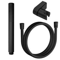 Душевой набор Azario: душевая лейка + держатель для лейки + ПВХ шланг для душа 1,2м, черный матовый арт-CS00088966 — фото 1, Душевые гарнитуры на штанге