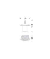 Дозатор COLOMBO DESIGN LAND настенный цвет хром арт-B9318 — фото 2, Дозаторы