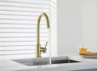 Товар: AQ1382BG ЕВРОПА смеситель для кухни, шлиф. золото - фото 5 AQ1382BG ЕВРОПА смеситель для кухни, шлиф. золото — фото 5, Смесители для кухни