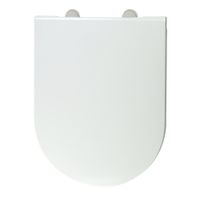 MONACO Крышка/сиденье унитаза Standart, с системой Microlift, цвет Белый/хром арт-32074 — фото 1, Сиденья для унитаза