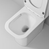 Унитаз напольный Grossman Classic GR-4464S (640х340х790) безободковый,белый с тонкой крышкой,микролифт,2 места GR-4464SQ — фото 6, Напольные унитазы