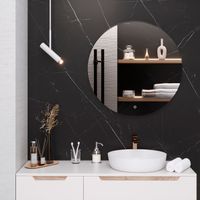 Зеркало с LED-подсветкой MILAN (77) круглое /AQUA DE MARCO MIL77 — фото 3, Зеркала в ванную комнату