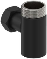Уголок Уголок со спускным клапаном Сунержа переходной (G 1" НР х G 3/4" НГ) Матовый чёрный 31-1511-0134 — фото 2, Комплектующие для полотенцесушителей
