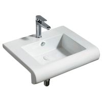 Раковина Azario 60,5х48,5х17 подвесная, белый арт-AZ-40032-605 — фото 2, Раковины подвесные