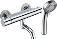 Смеситель для ванны с термостатом D&K Bayern , хром арт-DA2153201 — фото 1, Смеситель для ванны