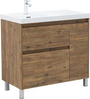 Тумба под раковину Aquanet Nova Lite 2.0 90 напольная, дуб рустикальный, левая 00346346 — фото 5, Тумбы под раковину