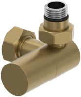 Вентиль Вентиль Сунержа 3D правый цилиндр (G 1/2" НР х G 3/4" НГ) Золотой шёлк арт-32-1403-1234 — фото 3, Комплектующие для полотенцесушителей