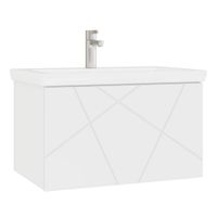 Тумба под раковину VIGO Geometry 70 подвесная белый арт-034 — фото 7, Тумбы под раковину