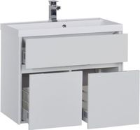 Тумба с раковиной Aquanet Латина 80 белый (Classica) арт-00281150 — фото 2, Тумбы с раковиной