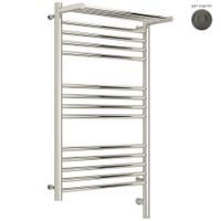 Полотенцесушитель электрический Сунержа Богема с полкой 3.0 800х500 / МЭМ правый RAL 7022 Серая умбра арт-7022-5807-8050 — фото 3, Электрические полотенцесушители