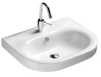 Товар: Раковина HATRIA DAYTIME Y0YT01 подвесная с одним отверстием с переливом цвет белый - фото 1 Раковина HATRIA DAYTIME Y0YT01 подвесная с одним отверстием с переливом цвет белый — фото 1, Раковины подвесные